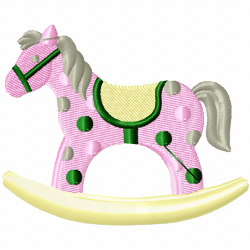 Horses Embroidery Design 3